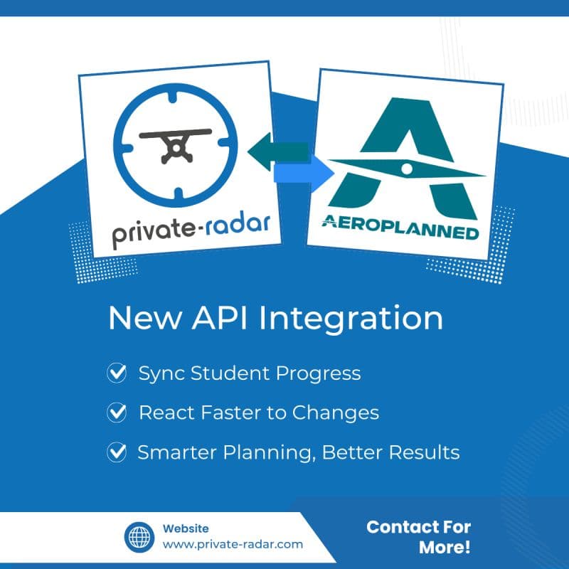 Private-Radar and Aeroplanned API integration